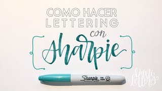 Brush Lettering con Sharpies | Hand Lettering en Español