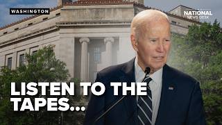 Listen to the tapes... Biden's private recordings released