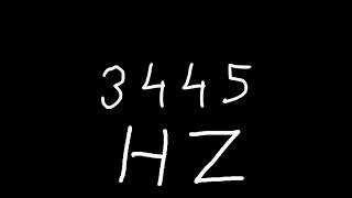 3445 Hz
