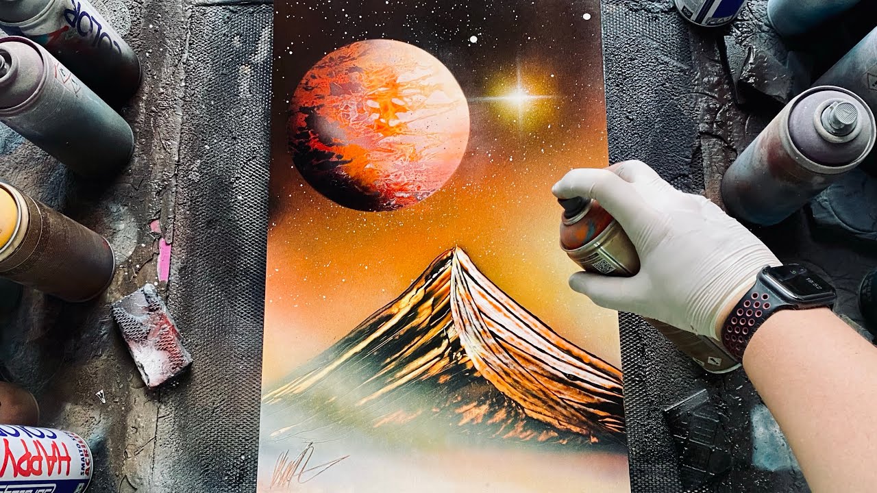 TUTORIAL 2 SPRAY PAINT ART by Skech YouTube