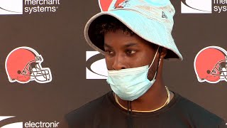 Denzel Ward talks Browns at Chiefs in Week 1