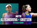 Ekaterina Alexandrova vs. Gabriela Knutson | 2026 Stuttgart Round 1 | WTA Match Highlights