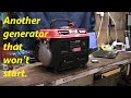 This King 950w generator won't start