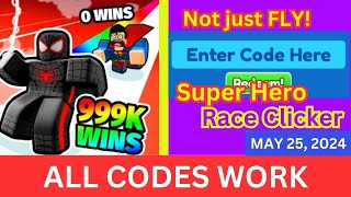 *All CODES WORK* Super Hero Race Clicker ROBLOX, | May 25, 2024