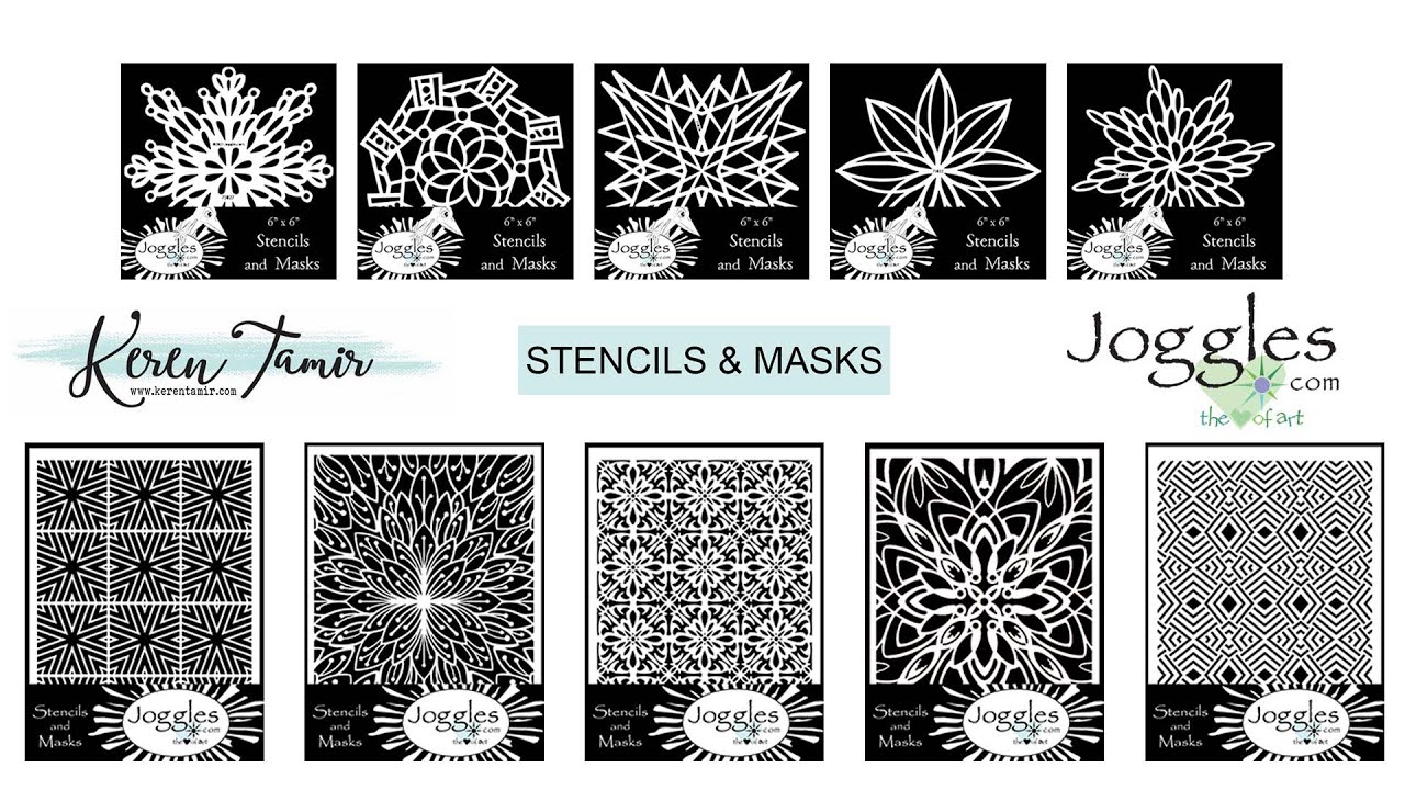 Introducing New Stencils & Masks Designed By Keren Tamir by
