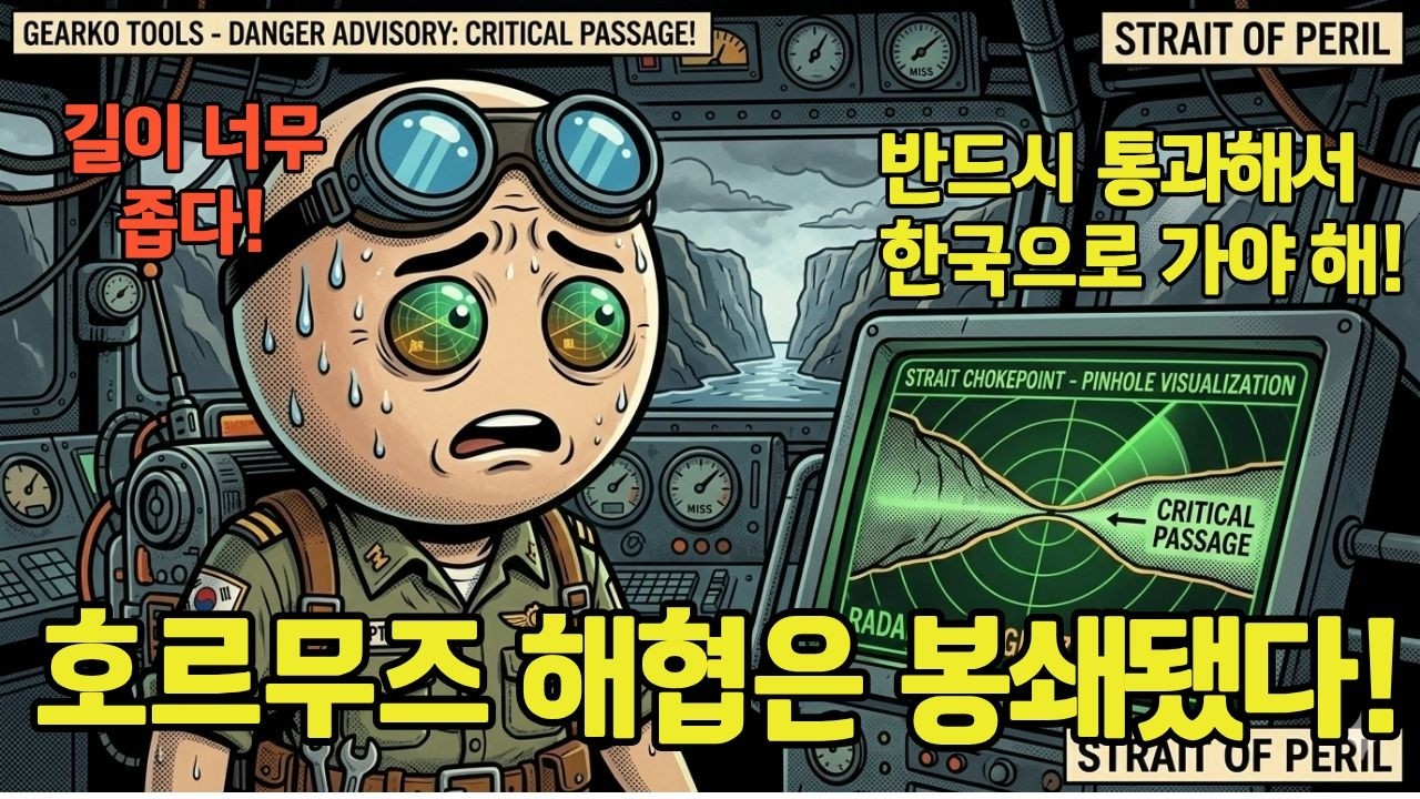 [유조선]  호르무즈 탈출: 바늘구멍을 통과한 30만 톤, 그 설계의 비밀