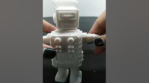 Fab365 foldable robot 3d prints