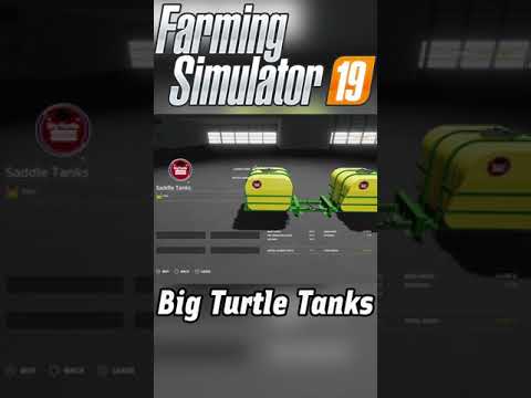 Big Turtle Saddle Tanks - FS19 New Mod