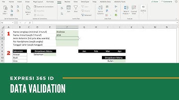 Data Validation Excel | Mengunci isi sel sesuai format yang diinginkan