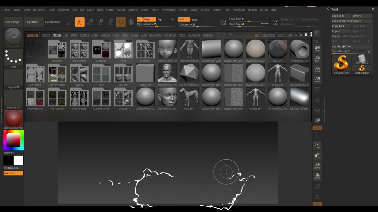 how to reduce size of objects with zbrush