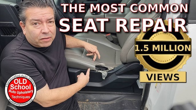 How to Repair Damaged Car Seat Audi R8 Leather Repair Steps 