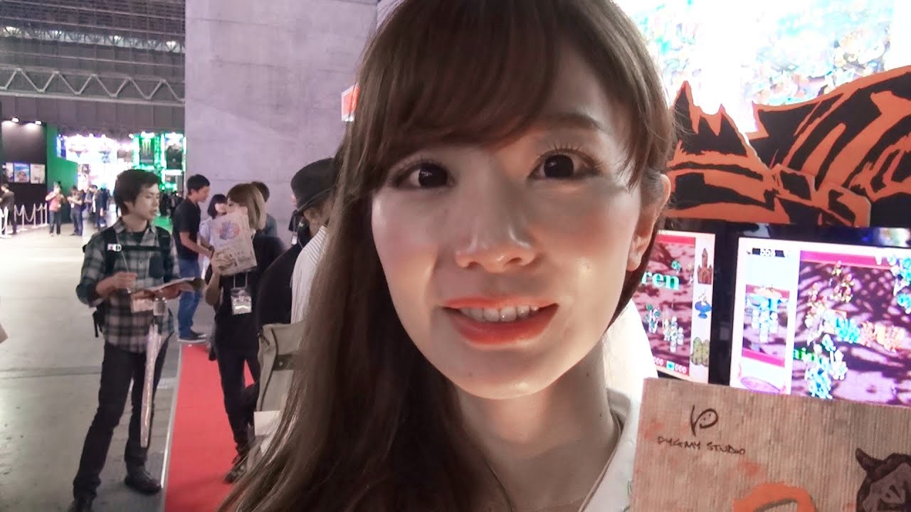 東京ゲームショウに“天使”がいた！ 皆藤愛子似のコンパニオンに注目！ TOKYO GAME SHOW2015