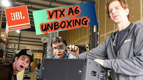 s12e1 JBL VTX A6 Line Array Unboxing Instant Reaction!