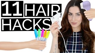 11 Weird Hair Hacks Every Lazy Girl Needs to Know