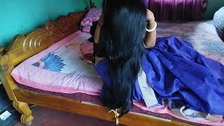 Left Side Silky Long Hair Play For Beautiful Woman | Thick And Smooth Hair Play For Black Hair |