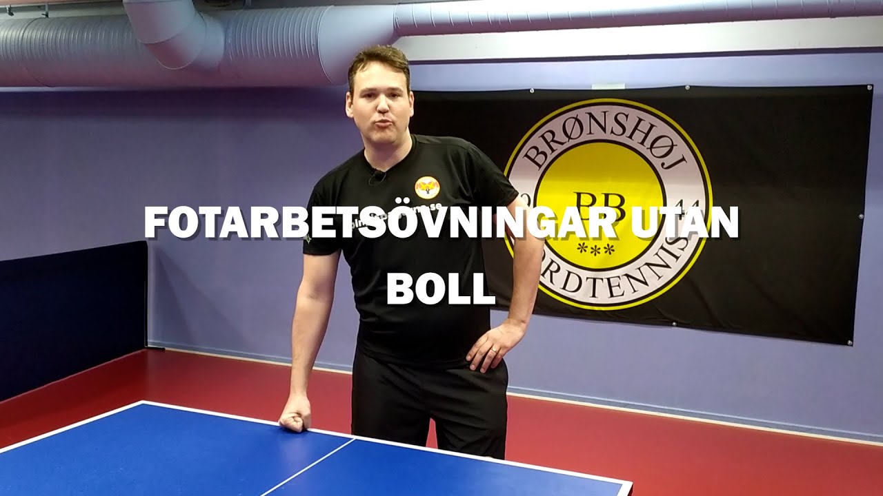 Footwork exercises without ball Improve your footwork Table tennis