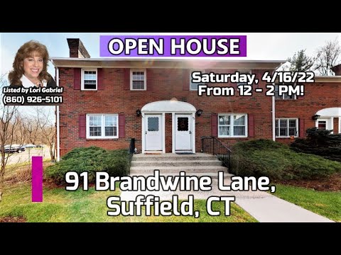 91 Brandywine Lane, Suffield, CT home video tour