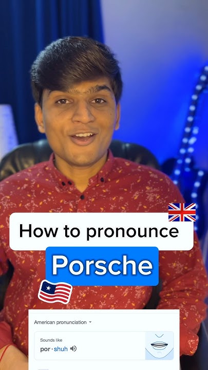 How To Say Porsche In English How to pronounce “Porsche” in American/British English 🇺🇸🇬🇧 #shorts #