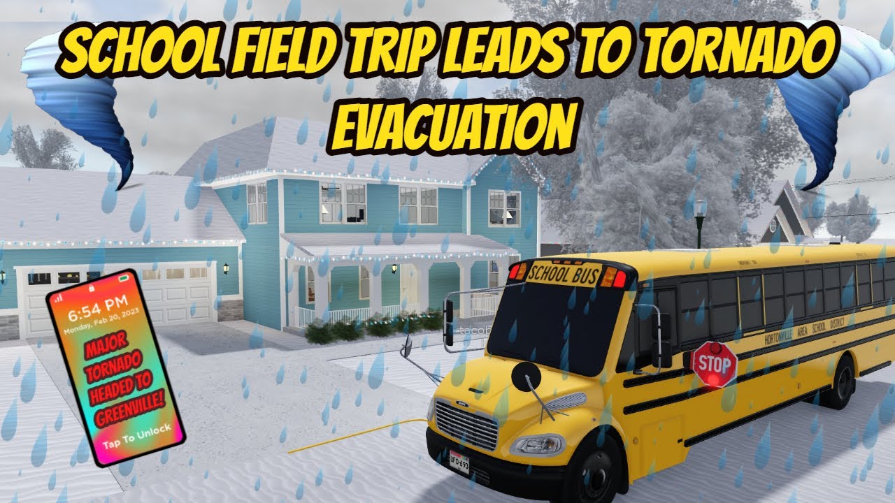 Greenville, Wisc Roblox l School Bus Tornado Evacuation Update Roleplay ...