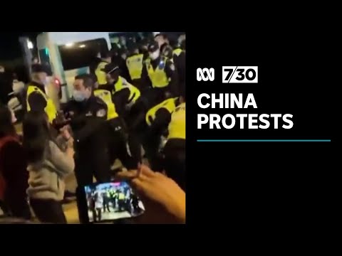 Protests erupt across china over covid restrictions | 7. 30