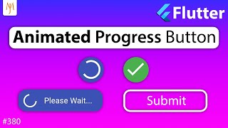 Flutter Tutorial - Create Button With Loading Spinner | Animated Progress Button screenshot 4