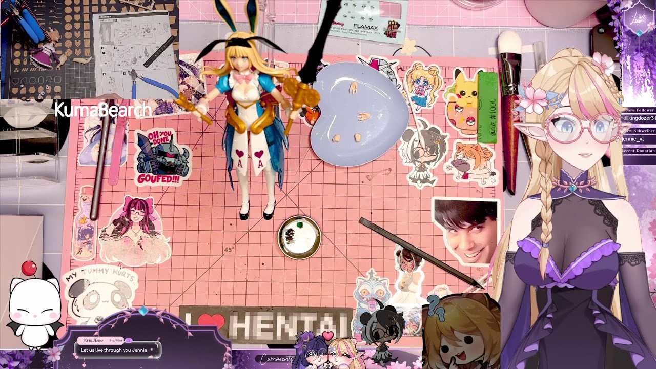 PLAMAX GP-02 Guilty Princess Maidroid Alice With BEST BEARS!!!!! @kumabearch @jempai_streams