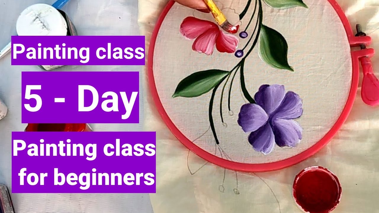 Painting class 5 day . ll painting class for beginners wet said YouTube