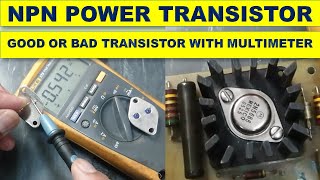 how to destructively test 2n3055 transistor