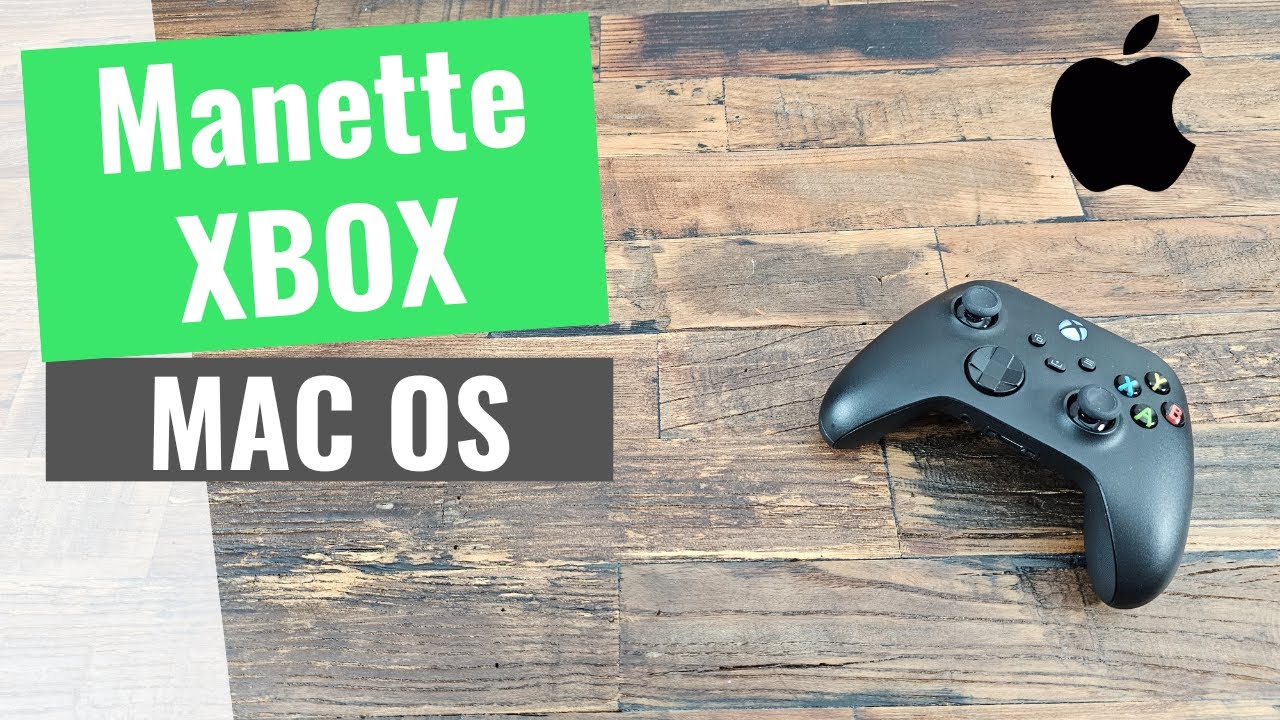 Comment connecter une manette Xbox sans fil sur MAC - YouTube