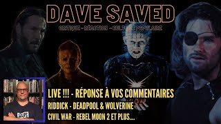 LIVE !!! - Réponse à vos commentaires