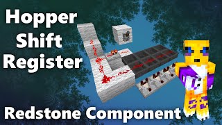 Hopper Shift Register - Redstone Building Blocks with ChartreuseK