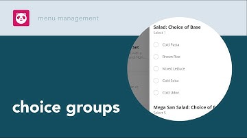 Menu Management | Create Toppings, Customisations & Combo Meals