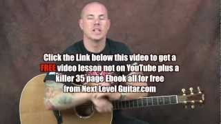 Beginner Country Acoustic Guitar lesson rhythm strum patterns Johnny Cash Willie Nelson inspired