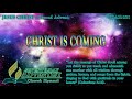 Christ Is Coming Hymn No 201 SDA Hymnal Instrumental Lyrics