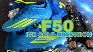 Adidas F50 Elite Ice Cold Precision Ousmane Dembele & Lionel Messi Boot Unboxing On Feet