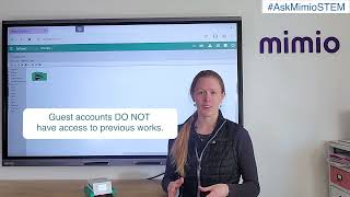 askMimioSTEM - What's the guest login on the MyBot for