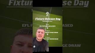 Countdown on! EFL fixtures released tomorrow ⏳