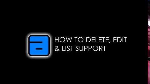 How to delete, edit & list support R.C.C. Building Design Software 2018