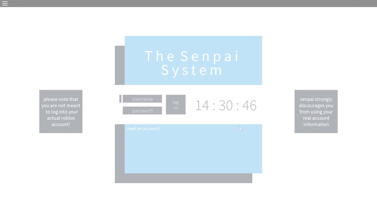 The Senpai System of Roblox YouTube