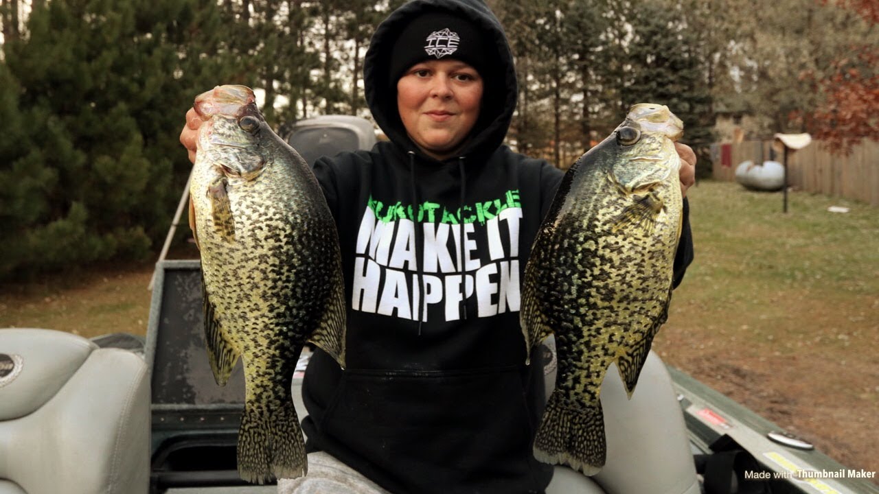 Fall Fishing For GIANT Crappies 