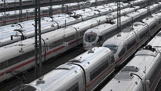 German train network brought to a halt by second national rail strike