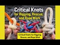 Critical Knots for Rigging, Rescue, and Rope Work #ropeknots #tutorial #diy #trendingshorts