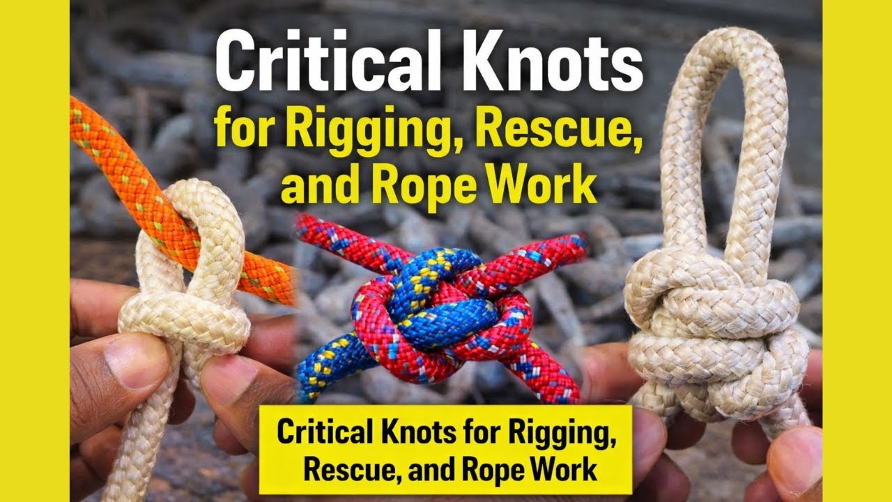 Critical Knots for Rigging, Rescue, and Rope Work 