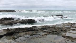 Beauty of the beach along the Great Ocean Road, Victoria, Australia in slow motion 12-01-2020