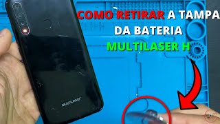 Como retirar a tampa da bateria do Multilaser H - FLY Distribuidora