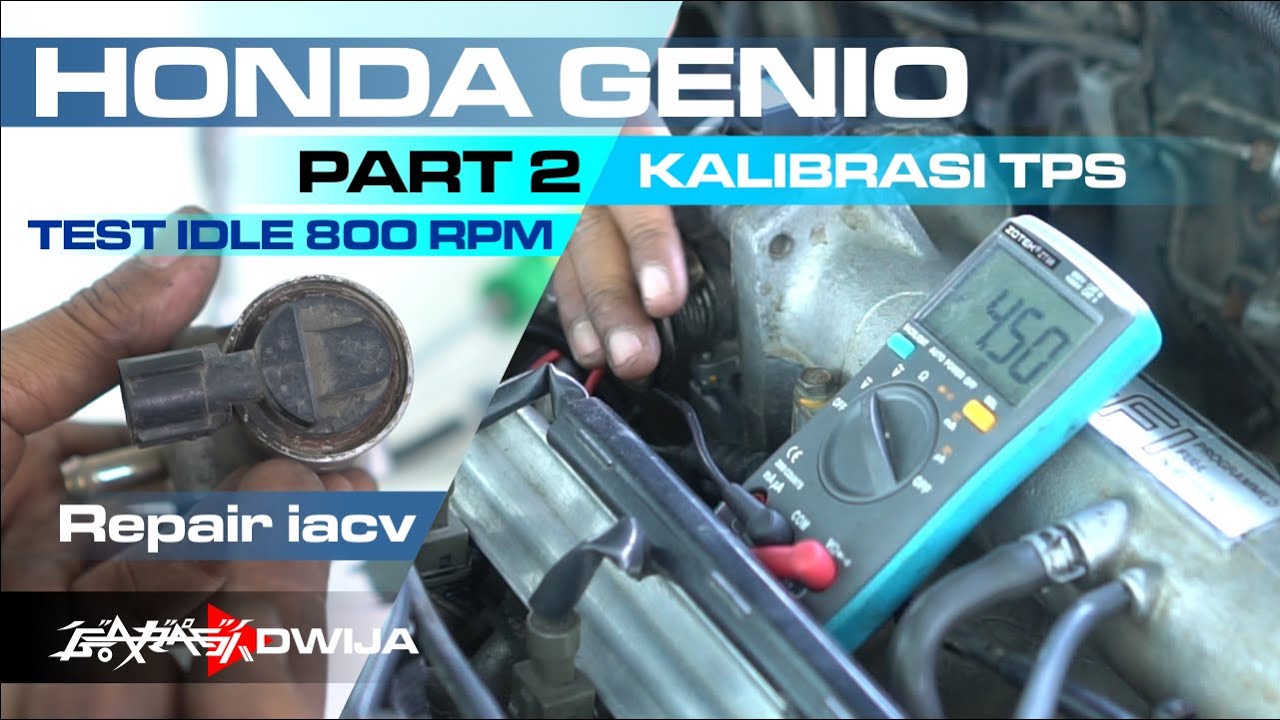Honda Civic Genio RPM tinggi, Kalibrasi TPS, ganti seal IACV, jadi Hemat BBM