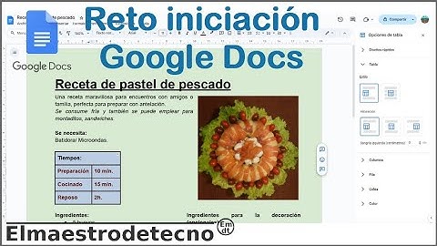 Reto iniciación con Google Docs- Presentación práctica paso a paso