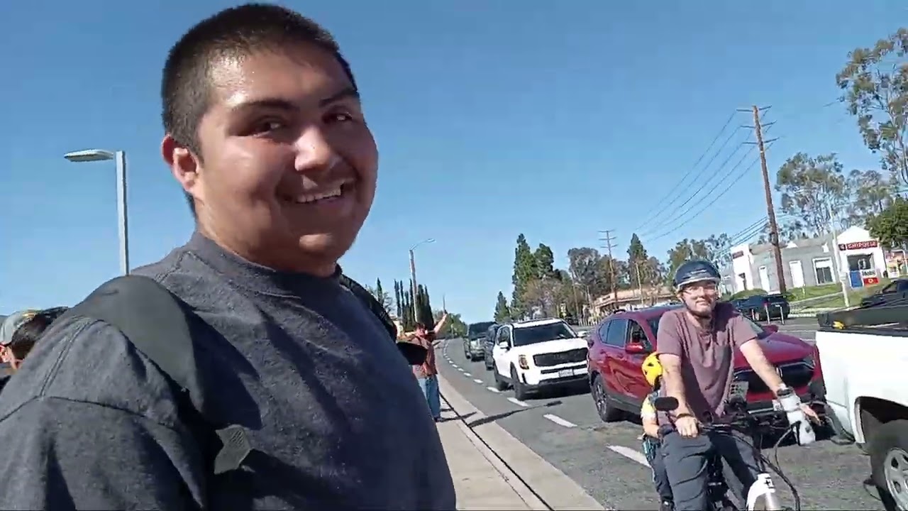 STUDENT ICE PROTEST LAKE FOREST, CA 1A Activist Warns About Watching Flock Cameras! Part 5