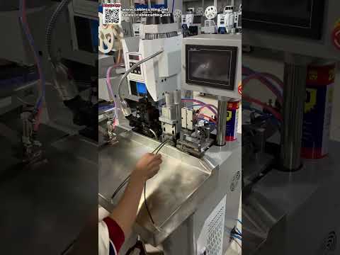 Precision Multi Core Wire Stripping And Terminal Crimping Machine For Solid Pressing