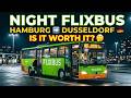 Taking the Night FlixBus in Germany 🚌 Hamburg to Düsseldorf 🇩🇪 Is it worth it? 💸